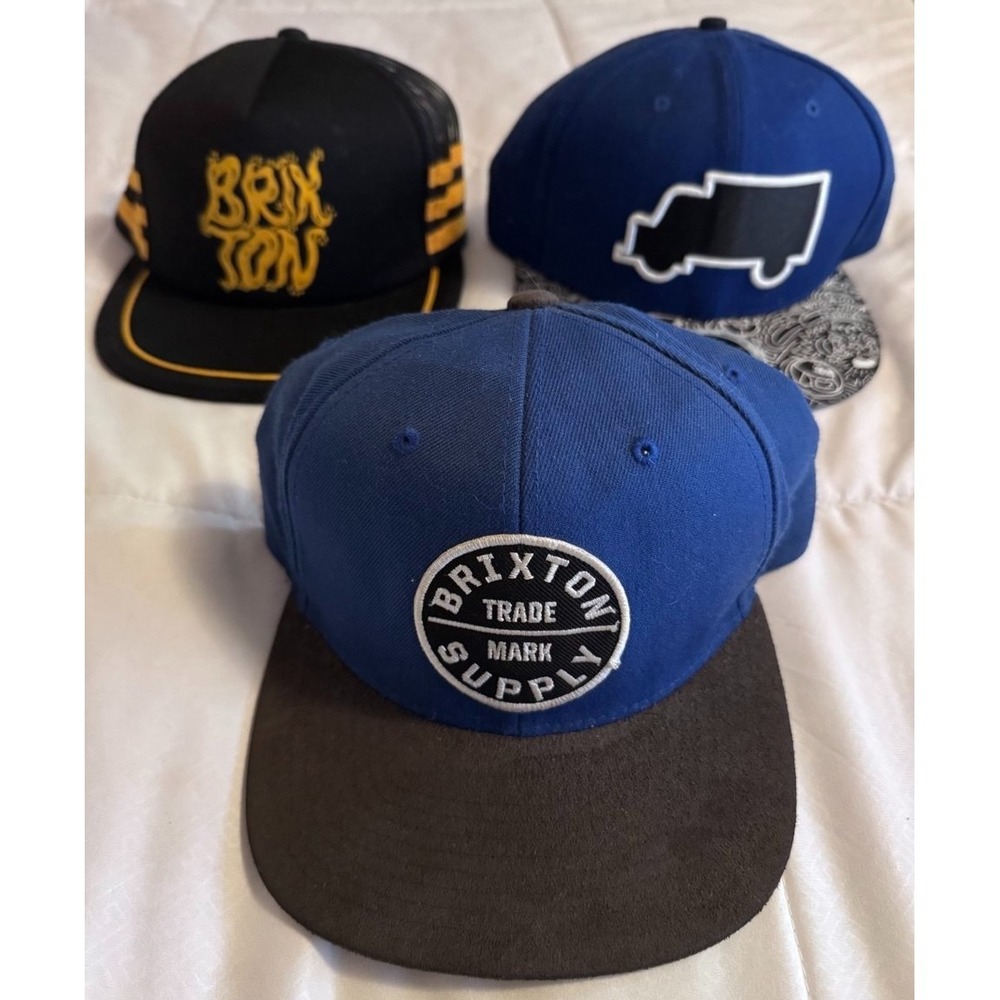 Mens Brixton & Trukfit Snapback/Trucker Hats Streetwear Caps Adjustable Size